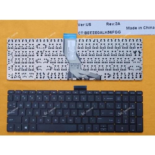 New US English Keyboard For HP 15-cd042nr 15-cd051nr 15-cd072cl 15-cd072nr 15-cd076cl Laptop Black without Frame