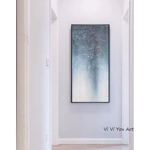 New style hand made painting Wall Art Handmade Paintings Abstract Painting On The Canvas for living room artwork Free Shipping