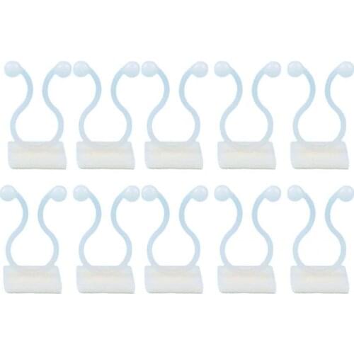Knob Design Plastic Vine Climbing Wall Fixer Hook Organize for Outdoor