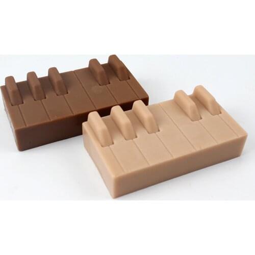 Silicone Soap Mold Handmade Piano Keyboard Shape Mould Craft Resin Decorating Tool