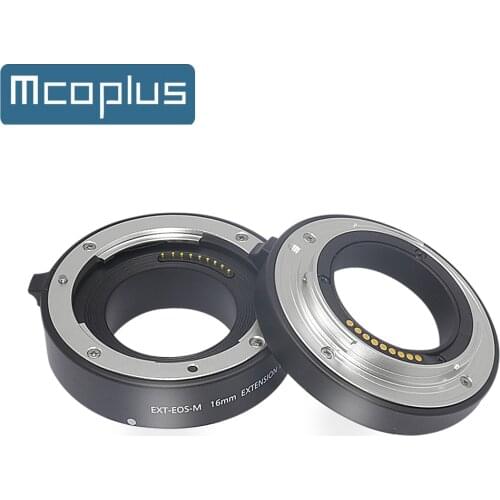 Mcoplus Auto Focus Macro Extension Tube Ring Close Up 10mm 16mm for Canon EF-M Mount EOS M M2 M3 M5 M6 M10 M50 M100 M200