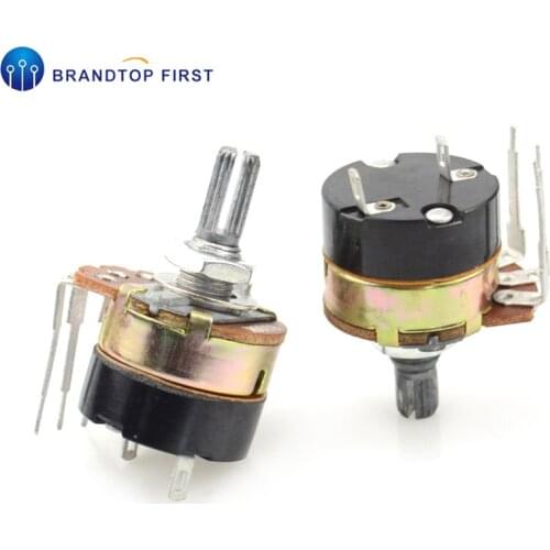 WH138-1 B500K Adjustable Resistance Speed Regulator With Switch Potentiometer WH138 500K 10K
