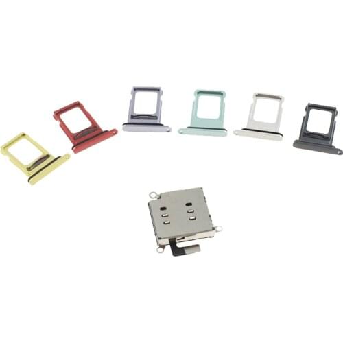 Repair Replacement Parts Dual Sim Card Reader connector Flex Cable For iPhone 11 Sim Card Tray Slot Holder