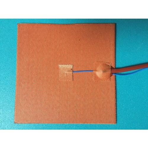 100x100mm 50W 220V Silicone Heater Rubber with thermistor Heating Element heating mat Warming Products/Electric Heating Pads