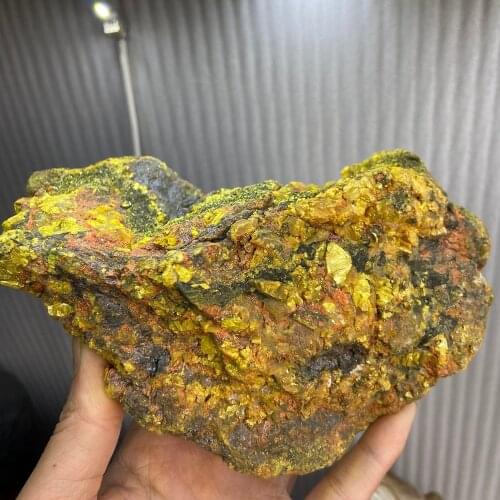 1660g Realgar Natural Stone Arsenic Sulphide Ore Crystal Mineral Orpiment Realgar Quartz mineral specimen