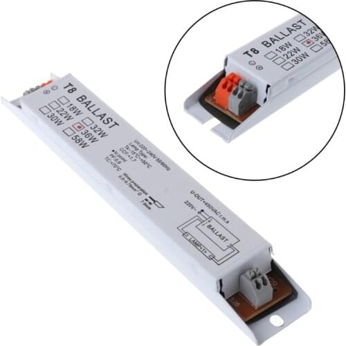 220-240V AC 36W Wide Voltage T8 Electronic Ballast Fluorescent Lamp Ballasts
