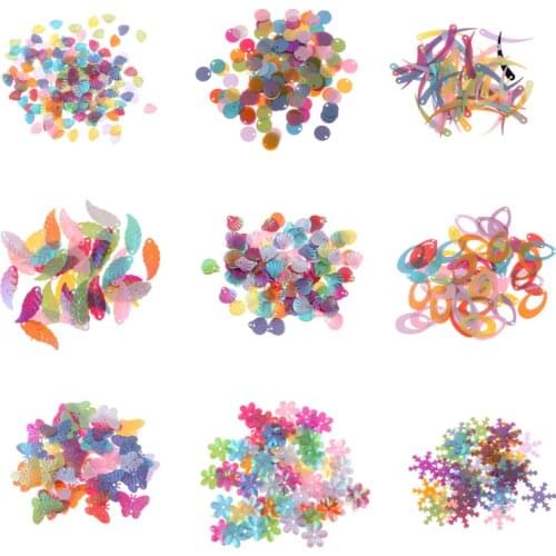 30g Mixed Acrylic Macaroons Laser Sequins Paillette Sewing For Clothing Wedding Art Decoration Accssories Diy Jewelry Making