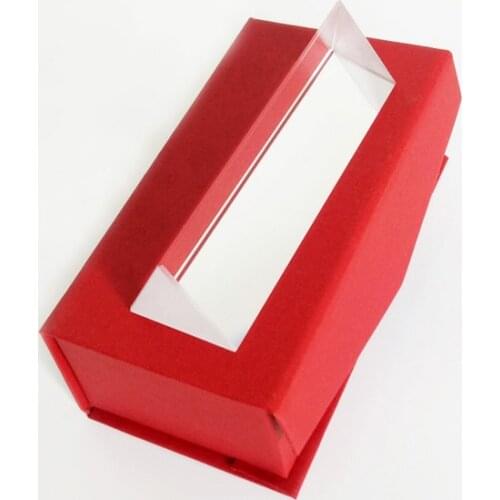 Rainbow Prism 30 X30 X100mm 60 Degree Optical Glass Processing Custom Photography Accessories