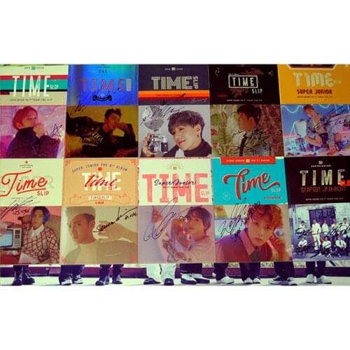 Hand Signed S.J Super Junior SJ autographed 9th album Time Slip (10 covers) K-POP 102019