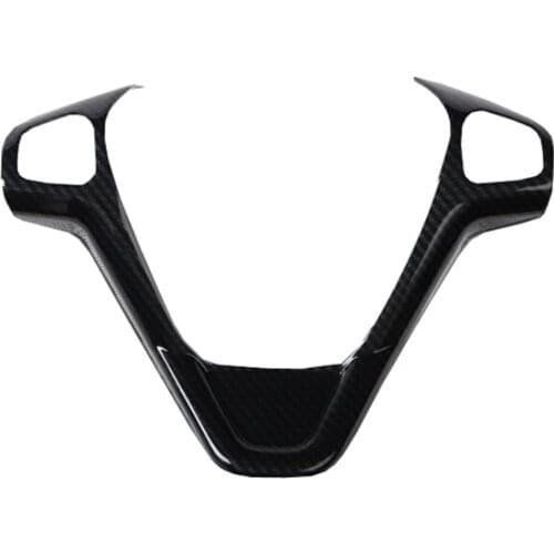 Auto Accessories Car Steering Wheel Covers Trim Sticker for Ford New Fiesta MK7 2009-2017 Ecosport 2012-2017