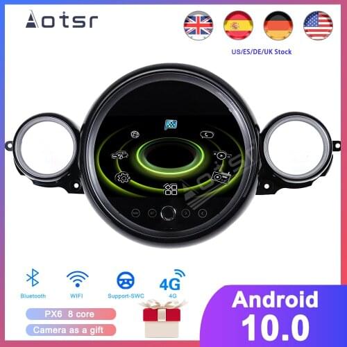 Android 10 Car CD Player GPS Navigation For BMW MINI Cooper R55 R56 R58 2006-2014 Auto Radio Stereo Multimedia Player HeadUnit