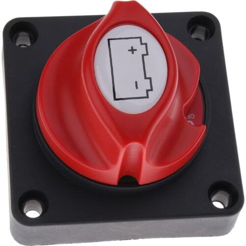 Car/Truck/Boat Battery Isolator Disconnect Cut Off Power Switch 275A Red