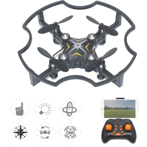 EBOYU F17W 2.4Ghz RC Quadcopter Drone WiFi FPV 0.3MP Camera w/ Altitude Hold RC Mini Quadcopter Selfie Pocket Drone RTF