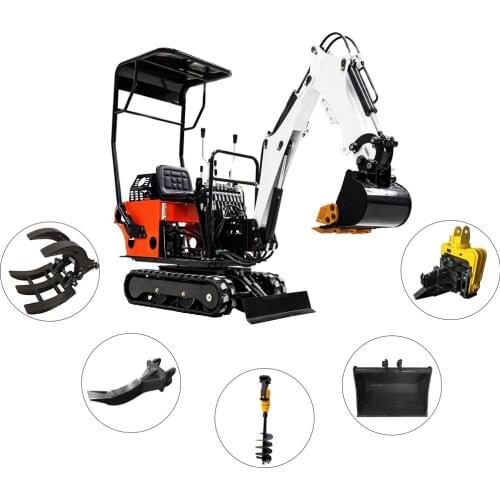 Hydraulic 0.8ton mini excavator micro digger mini caterpillar Excavator with competitive prices