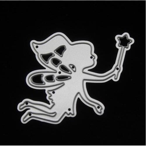 YLCD504 Girl Angel Metal Cutting Dies For Scrapbooking Stencils DIY Album Cards Decoration Embossing Folder Die Cuts Template