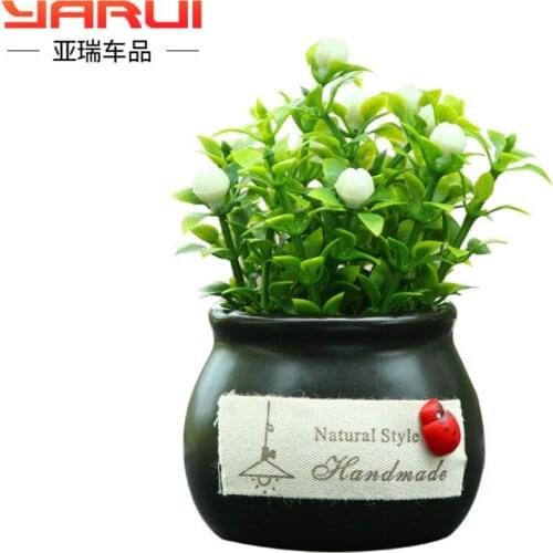 Fashion car placement simulation mini plant small potted supplies creative interior jewelry