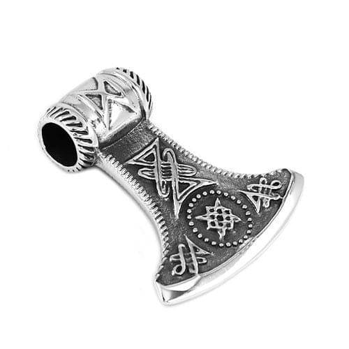 Norse Viking Axe Biker Men Pendant Stainless Steel Jewelry Slavic Perun Axe Pendant Celtic Knot Biker Pendant Wholesale SWP0404