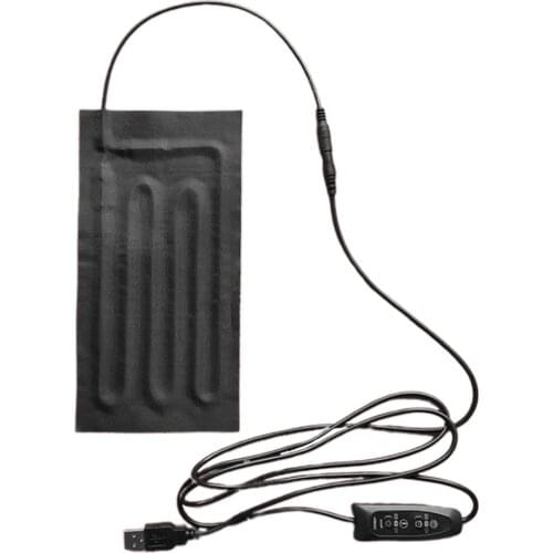 5V Clothes Heating Pad USB Carbon Fibre Fast Heated Pads For Back Neck Shoulders Belly Warmth