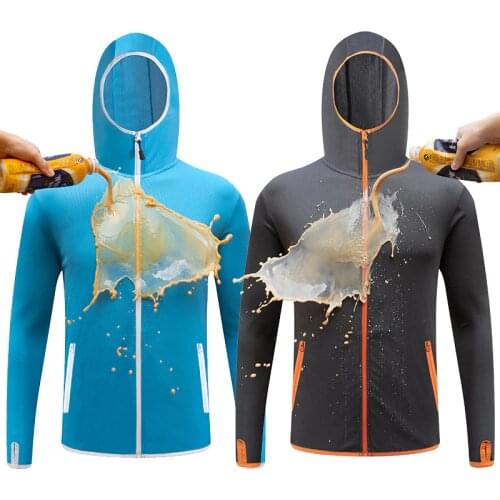 Solid Breathable Waterproof Jackets Windproof Outdoor Sport Windbreakers Clothing Camping Fishing Hunting Hiking Jackets