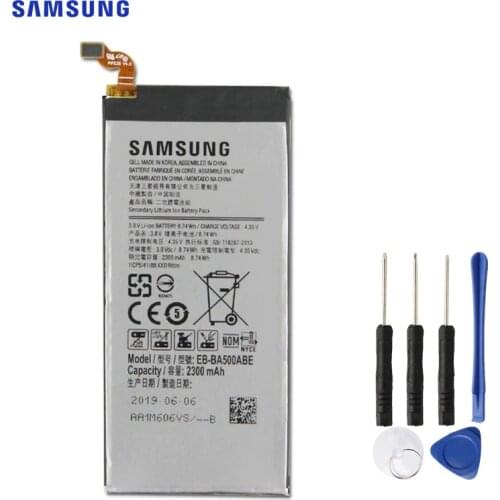 SAMSUNG Original Replacement Battery EB-BA500ABE For Samsung GALAXY A5 2015 SM-A500 A5000 A5009 A500F Authentic Phone Battery