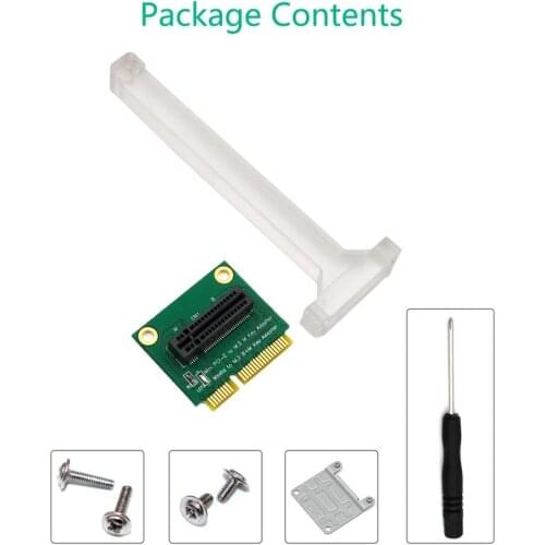 M.2 NGFF nvme SSD/ B+M key SATA bus SSD to Mini PCI-E Adapter (Vertical installation) for 2280 type SSD