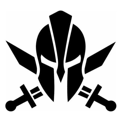 Personalized Spartan Warriors Interesting Car Stickers Pvc Creativity Waterproof Auto Motorcycle Decorate Decals 13CM *11CM