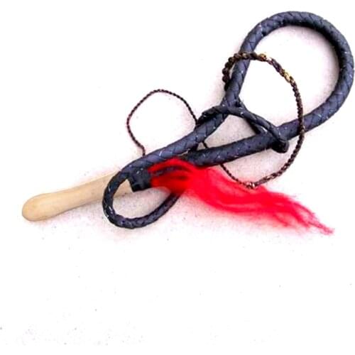 Wooden handle shepherd whip Shaolin whip performance fitness snake-shaped whip Kungfu whip martial arts supplies