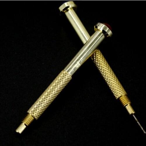 1pc Nail Art Hand Dangle Drill Hole Maker Dotting Pen Piercing Professional Manicure Nail Art Tool Random Color