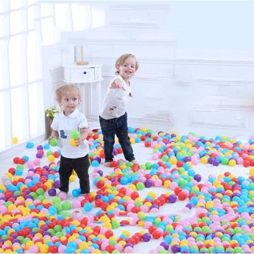 300pcs Dry Pool Balls Colorful Ball Soft Plastic Ocean Ball Kid Swim Pit Toy Water Pool Ocean Wave Ball