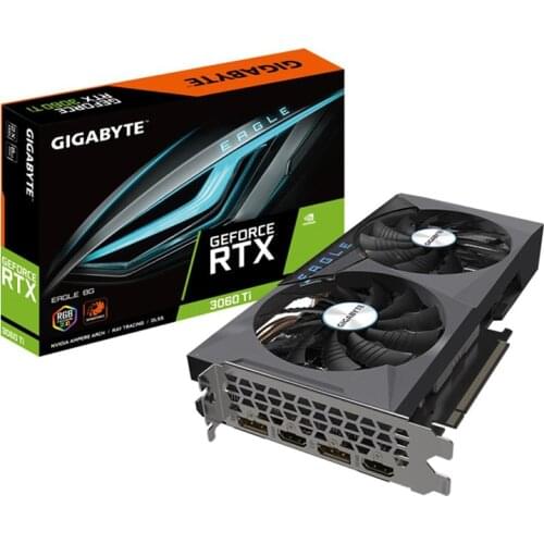 GIGABYTE NVIDIA GeForce RTX 3060 Ti EAGLE 8G Gaming Graphics Card Support AMD 5 5600X 9 5900X