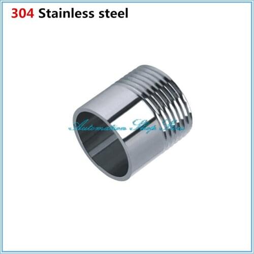 Water connection 1/4" 3/8" 1/2" 3/4" 1" 1-1/4" 1-1/2" Male Threaded Pipe Fittings Stainless Steel SS304