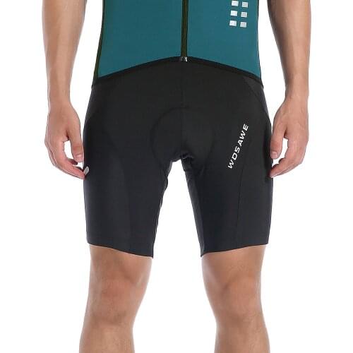 WOSAWE Mens MTB Cycling Shorts Gel Padded Shockproof Outdoor Sports Wear Downhill Bike Shorts Bicycle Underwear Bottom
