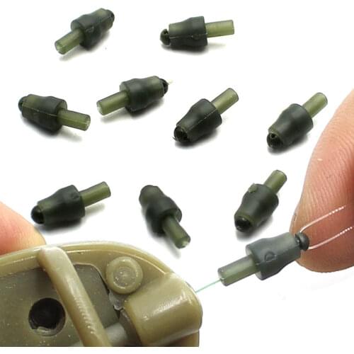 10Pcs Carp Fishing Line Aligner Hair Rigs Inline Quick Change Bead For Pellet Feeder Method Feeder Carp Fishing Accessories