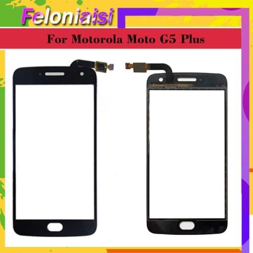 10Pcs/lot 5.0" For Motorola Moto G5 Plus Touch XT1687 XT1684 XT1685 G5Plus Touch Screen Digitizer Front Glass Panel Sensor