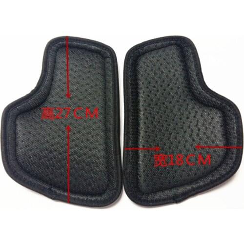 2x Durable Unisex Chest Protector Gear Pads Dirtbike Racing Cycling