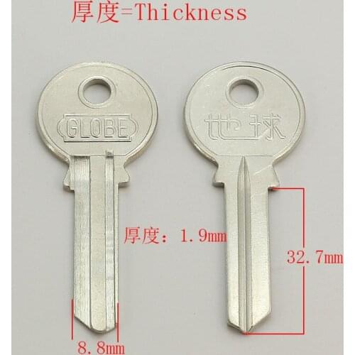 A159 Wholesale Locksmith Keymother Brass House Home Door Blank Empty Key Blanks Keys 20 pieces/lot