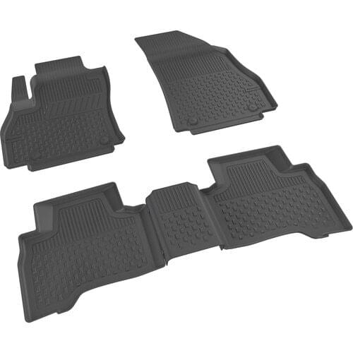 Roxform Car In-4.5D Mop Black Auto Mat Interior Accessories Tuning For Fiat Fiorino 2007 2008 2009 2010 2011 2012 2013 2014 2015