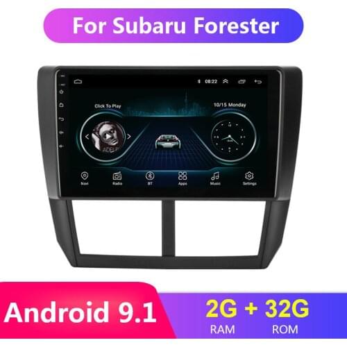 9" 2 din Android 9.1 For Subaru Forester 3 SH 2008-2012 Car Radio Multimedia Video Player Navigation GPS No 2din dvd Autoradio