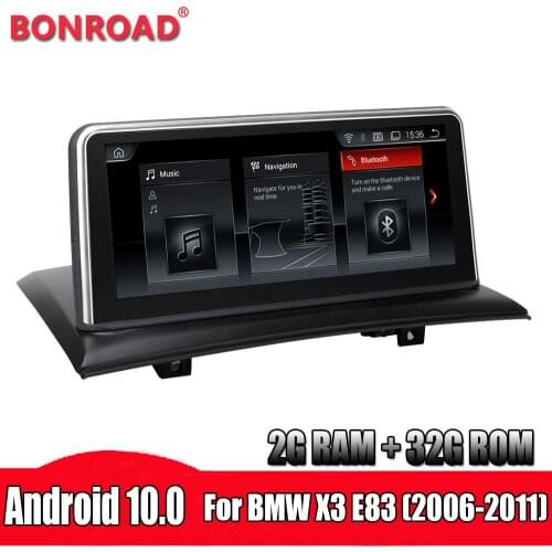 Bonroad Android10.0 Car Multimedia Player For BMW X3 E83 2004-2009 GPS Navigation Radio