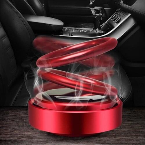 Creative Solar Car Perfume Car Air Freshener Fragrance Auto Rotation Air Auto Aromatherapy Flavoring Car Accessories 2Colors