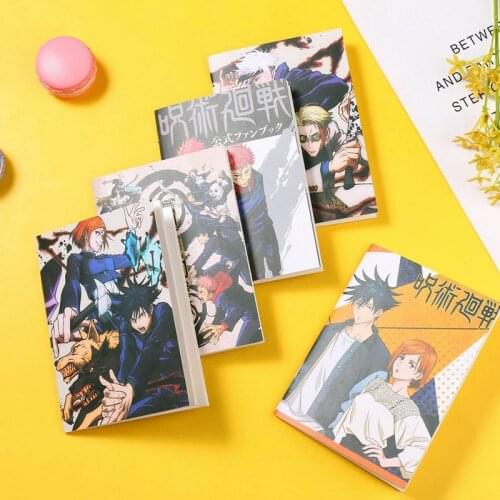 Anime Jujutsu Kaisen Cartoon Character Itadori Yuji Notebook Cosplay Accessory Book Prop School Student Gift