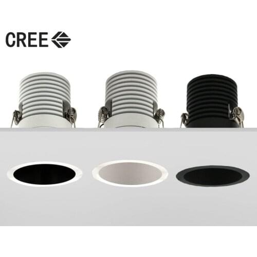 Dimmable Anti Glare COB LED Downlights 5W/7W/10W LED Ceiling Spot Lights Warm Cold White Background LED Lamps Indoor Lighting