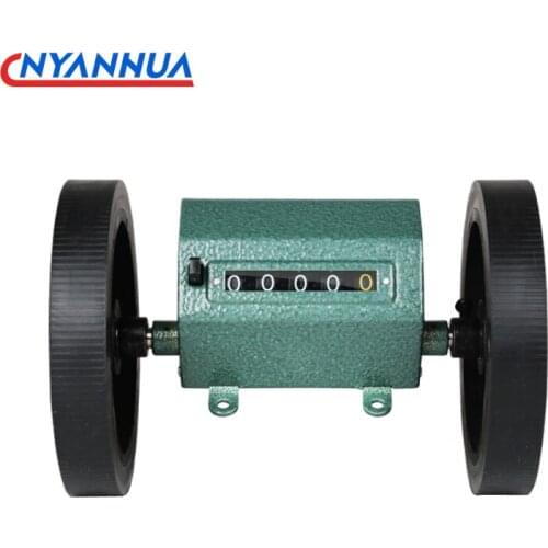 Z96-F M/Y Length Distance Four-Digit Meter Code Counter Mechanical Counting Meter Double Roller 0-9999.9m