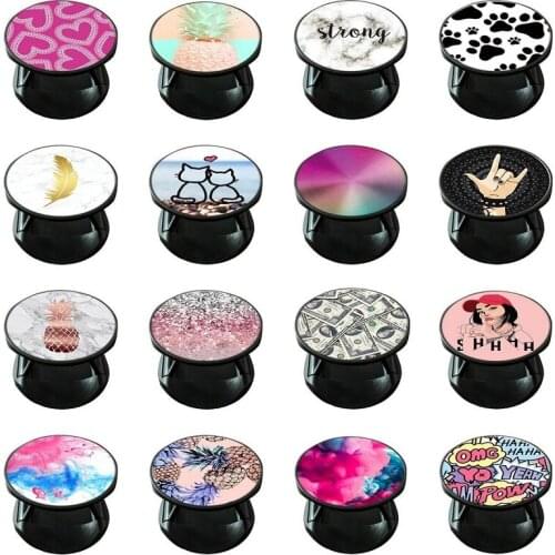 Practical Finger Holder Hot Sale Pattern Smartphone Holder Finger Grip Holder Phone Holder