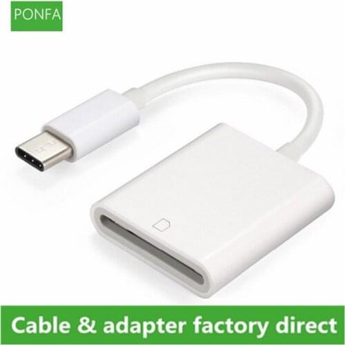Portable Micro USB & Type C USB-C to SD SDXC Card Reader Adapter Cable for Macbook Samsung Huawei Xiaomi