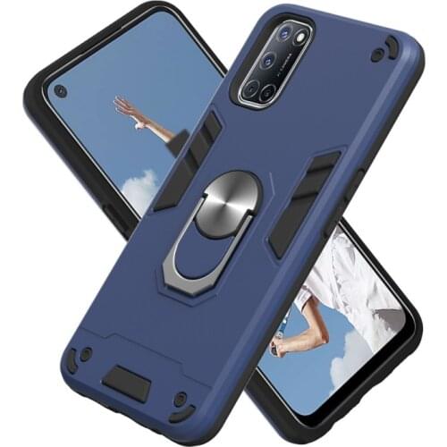 Shockproof Ring Case For OPPO A52 A72 A92 A92S Cover Armor Magnetic Silicone Case For OPPO Realme 5 Pro 6 X2 XT K3 K5 A5 A9 2020