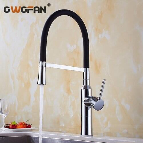 Kitchen Faucets Chrome Kitchen Sink Crane Deck Mount Pull Down Nozzle Torneira De Cozinha Mixer Water Taps N22-161