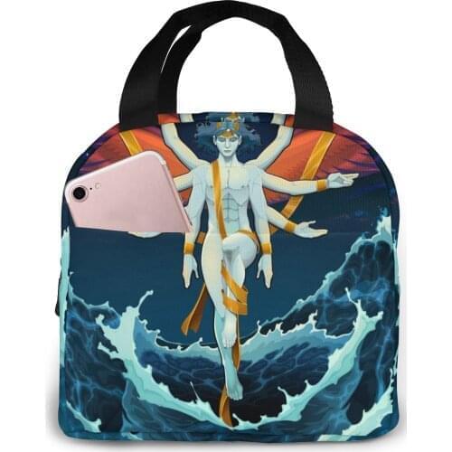 Lunch Bag Conceptual Art Thermal Insulated Lunch Box Tote Cooler Bag Bento Pouch Lunch Container Food Storage Bag