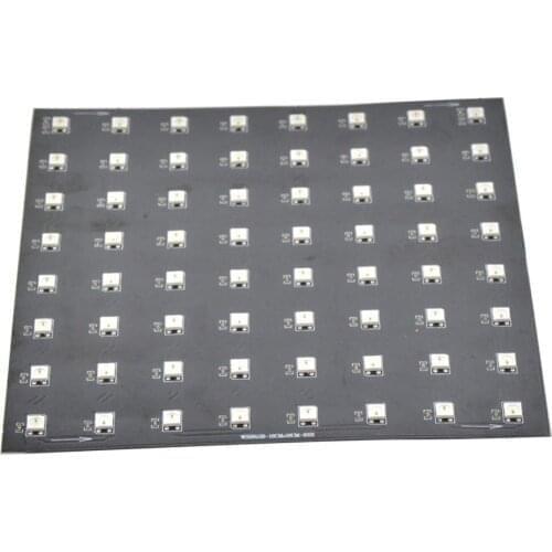 10pcs 8*8 64 LEDs 5050 RGB SK6812 panel WS2812B Full Color Flexible Pixel Panel DC5V 16*16cm