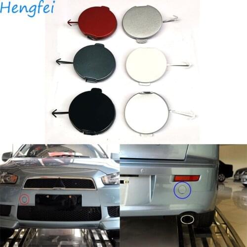 HengFei car accessories for Mitsubishi Lancer EX Front bumper trailer cover Rear bumper trailer hook cover